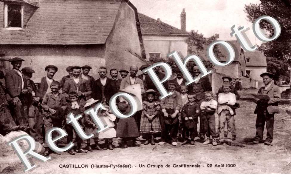 un groupe de Castillonnais.22 août 1909