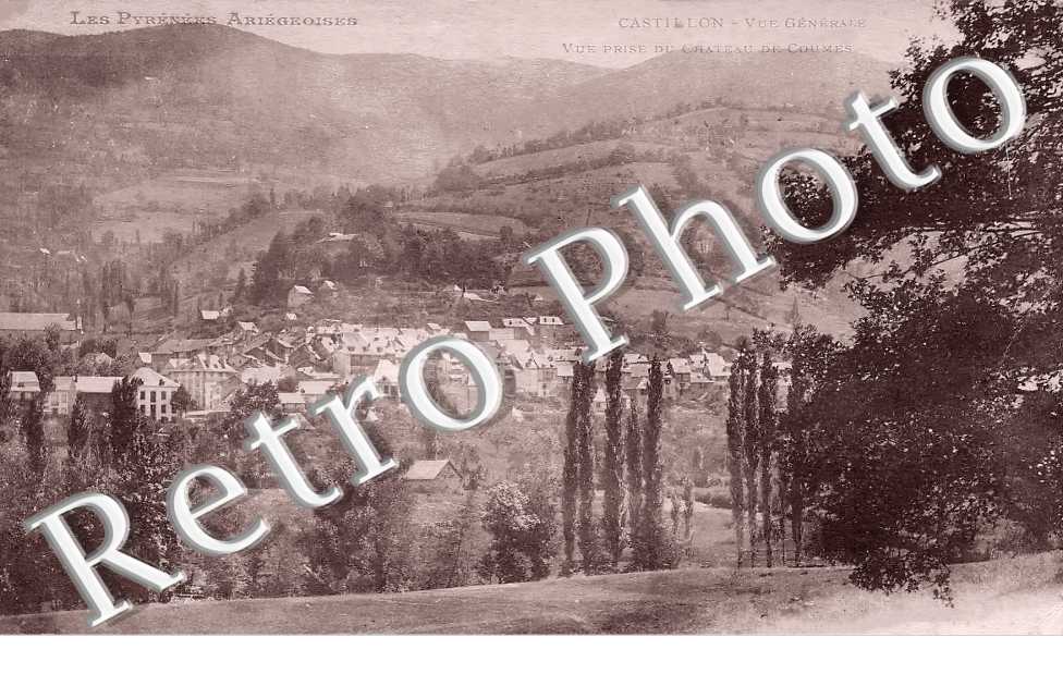 vue prise du chateau de Coumes