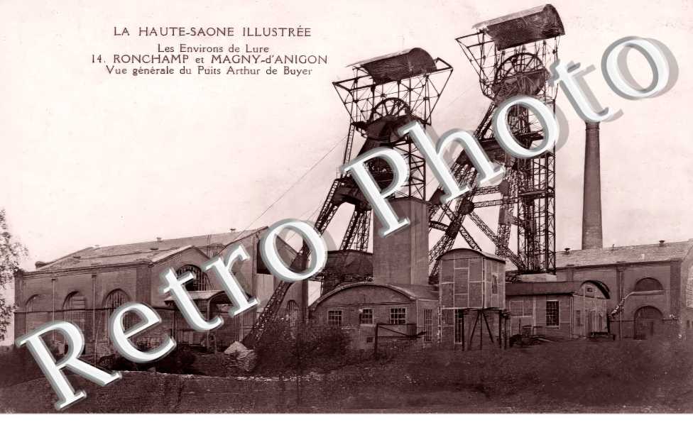Ronchamp et Magny d'Anigon. Vue générale du Puits Arthur de Buyer
