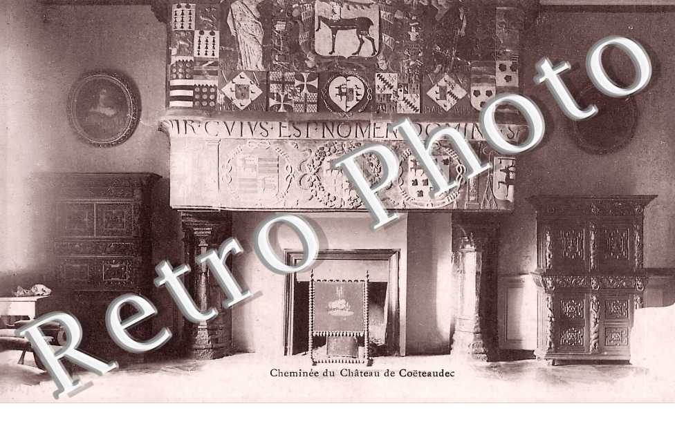 cheminée du château de Coëteaudec
