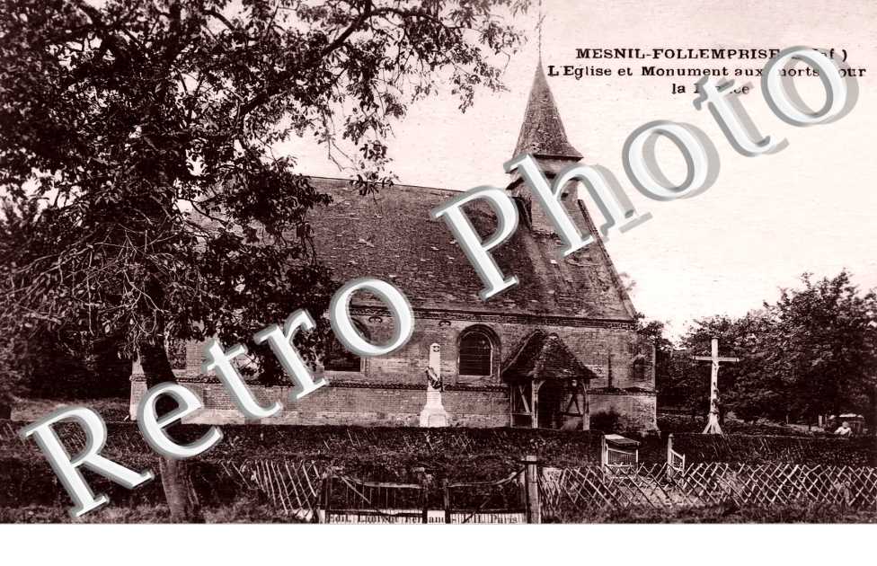 l'église et le monument aux morts