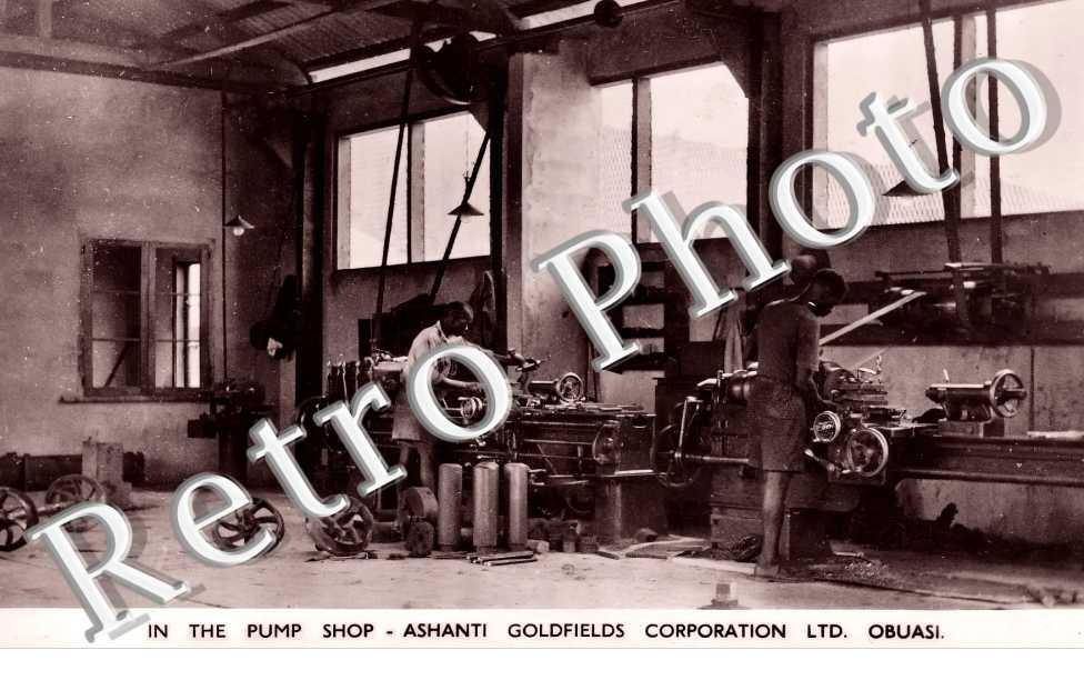 In the Pump Shop. Ashanti Goldfields Corporation