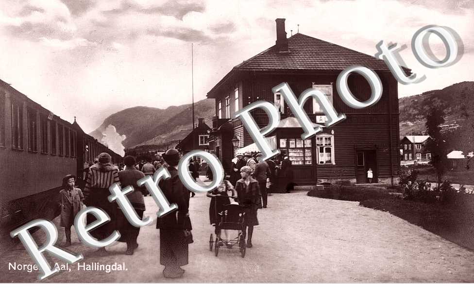 Aal, Hallingdal. La gare