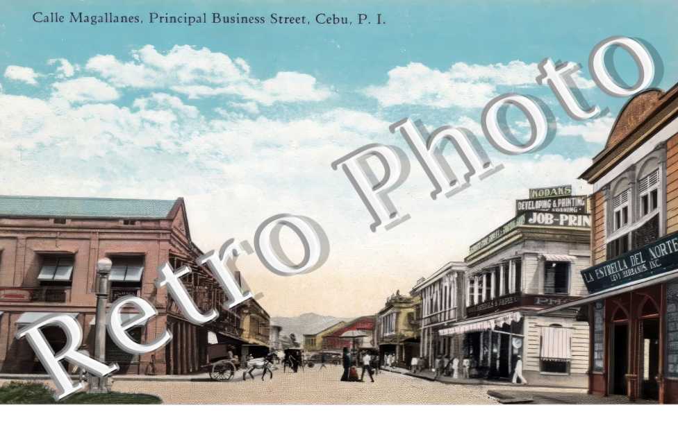 Calle Magallanes. Principal Business Street