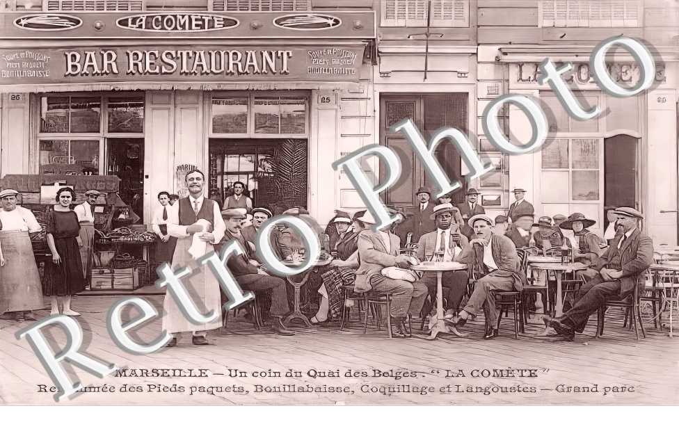 Un coin du quai des Belges " La Comète " 