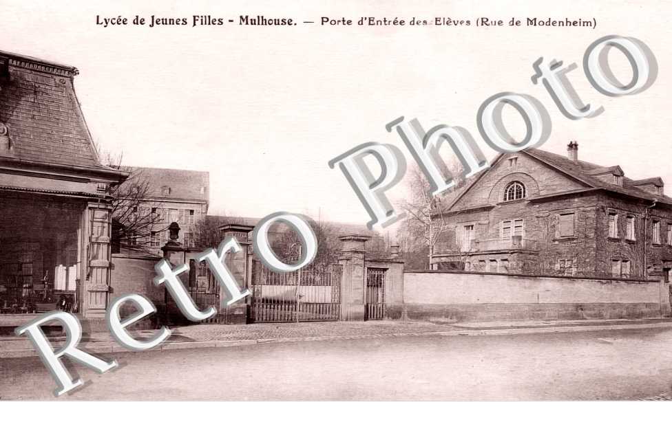 Lycée de Jeunes Filles. Rue de Modenheim