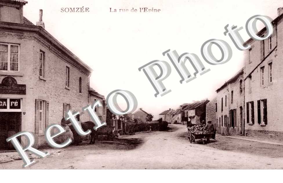 Somzée. La rue de l'Epine