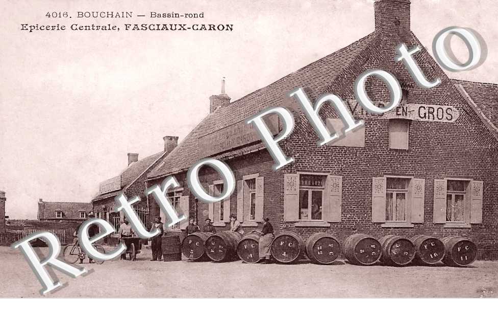 Bassin-Rond. Epicerie Centrale, Fasciaux-Caron