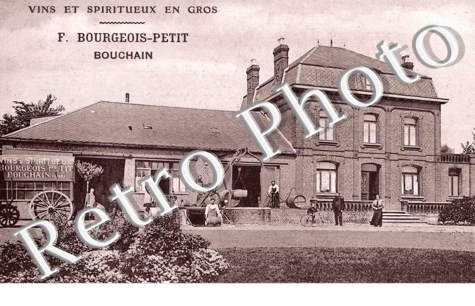 Vins et Spiritueux en gros. F. Bourgeois-Petit