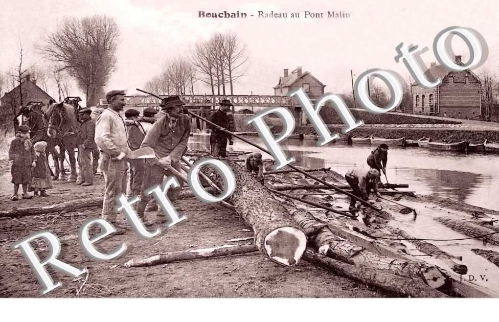 Radeau au Pont Malin