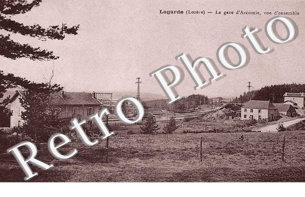 Lagarde. La gare d'Arcomie