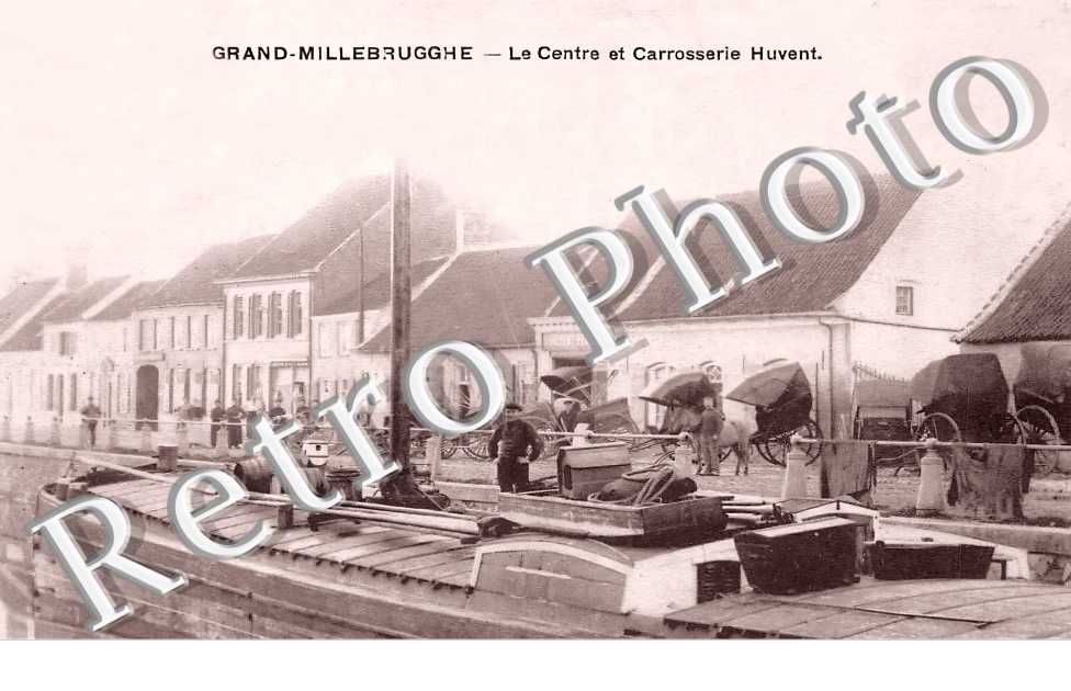 Grand Millebrugge. Le centre et Carosserie Huvent