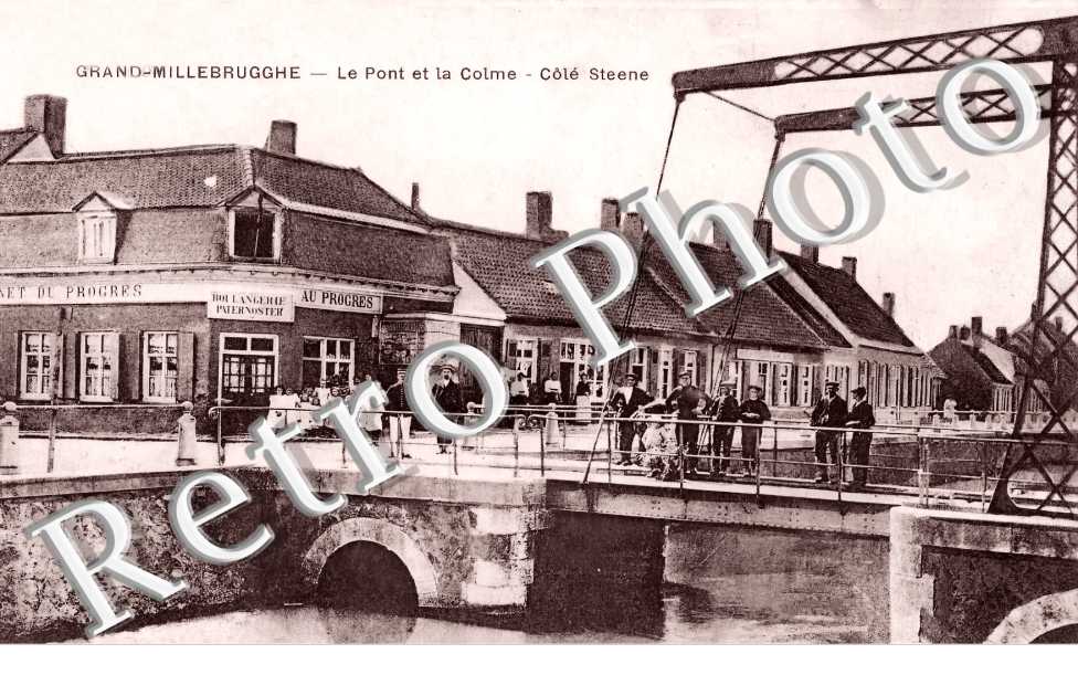Grand Millebrugge. Le pont et la Colme.