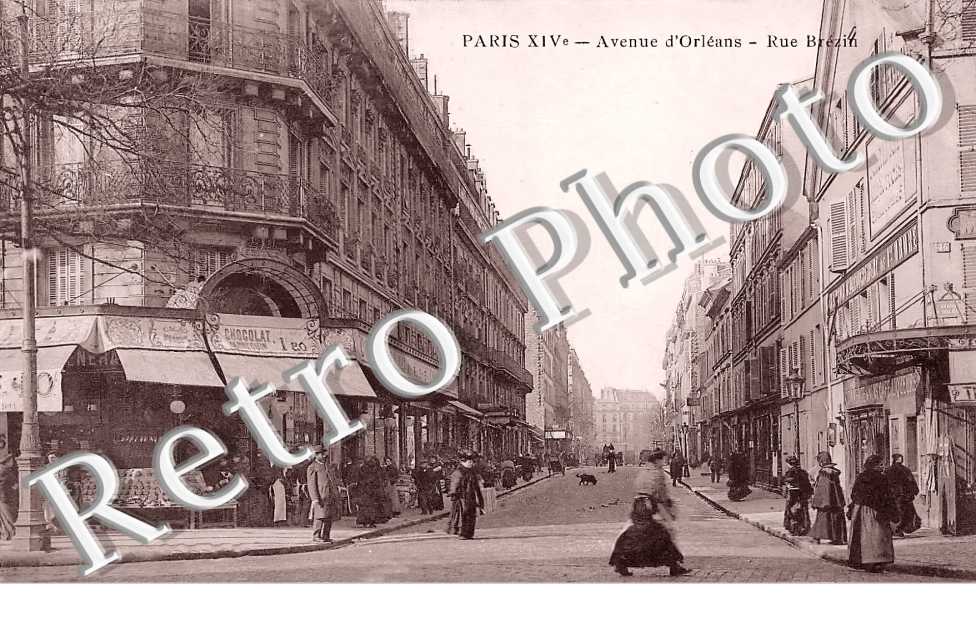 avenue d'Orléans. Rue Brezin.