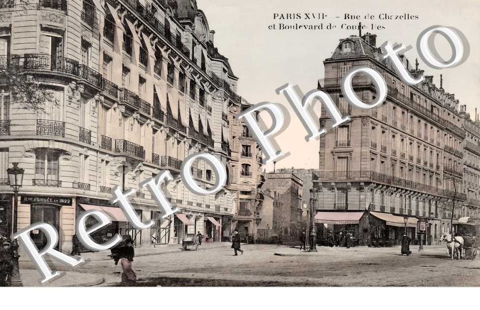 rue de Chazelles et boulevard de Courcelles