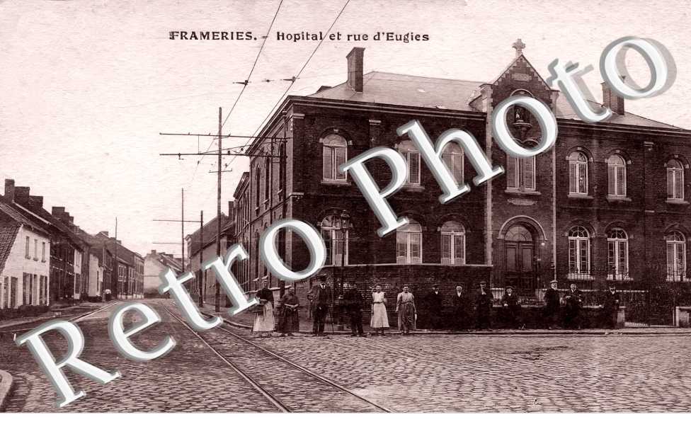 Hopital et rue d'Eugies