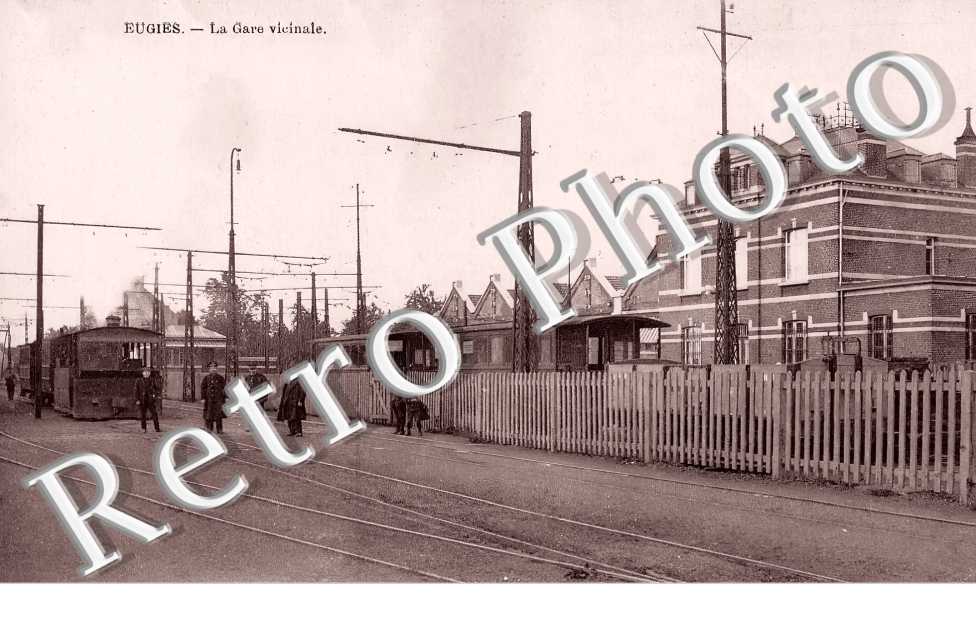 Eugies. La gare