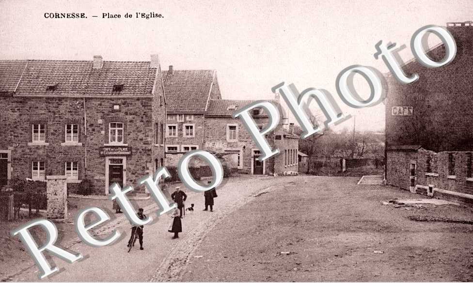 Cornesse. Place de l'église
