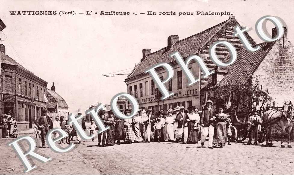L'Amiteuse. En route pour Phalempin
