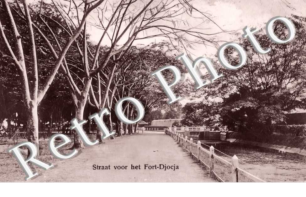 Straat voor het Fort-Djocja