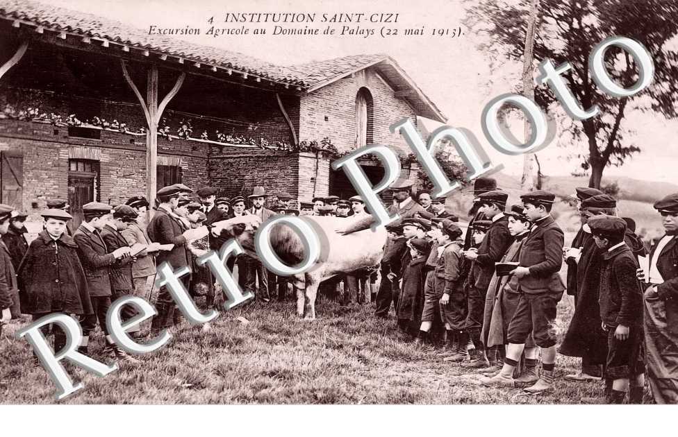 Institution Saint-Cizi. Excursion Agricole au Domaine de Palays (22 mai 1913)