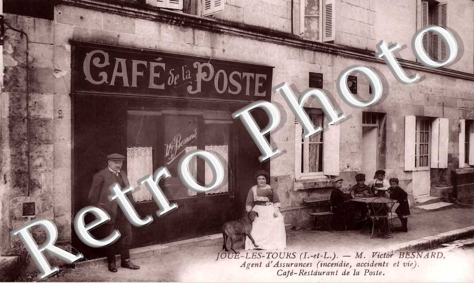 M. Victor Benard. Agent d'Assurances. Café-Restaurant de la Poste