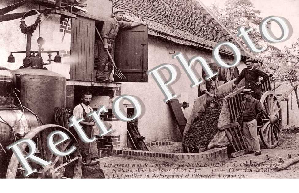 Les grands crus de Touraine. Le Noble-Joue. A. Chataignier propr.. Château La Borde.