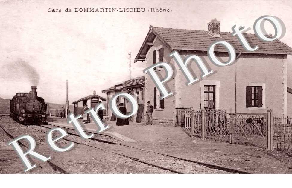 la gare de Dommartin-Lissieu