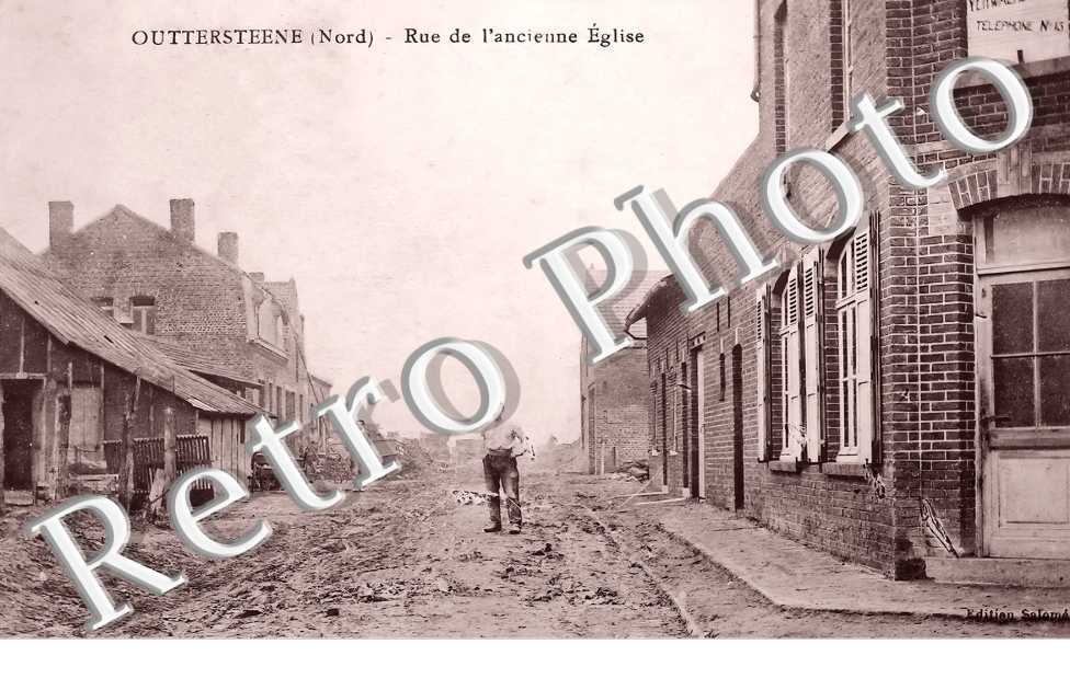 OUTTERSTEENE. Rue de l'ancienne église