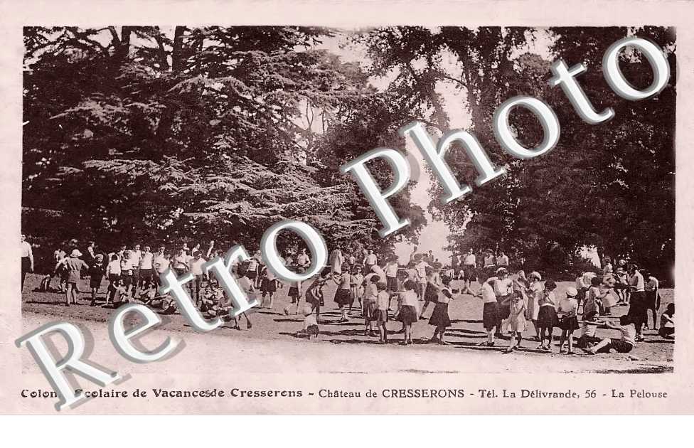 colonie scolaire de vacances de Cresserons