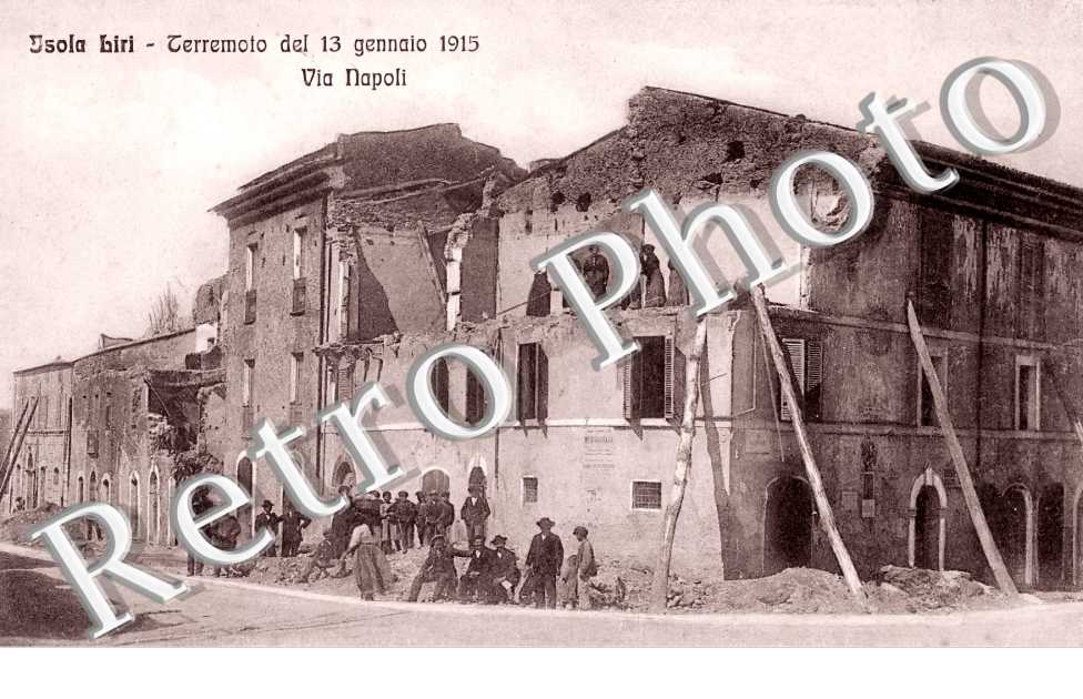 Terremoto del 13 gennaio 1915. Via Napoli