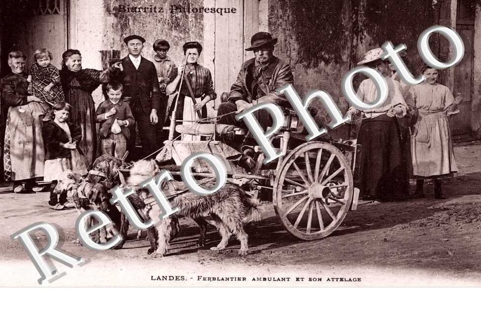 Ferblantier ambulant et son attelage