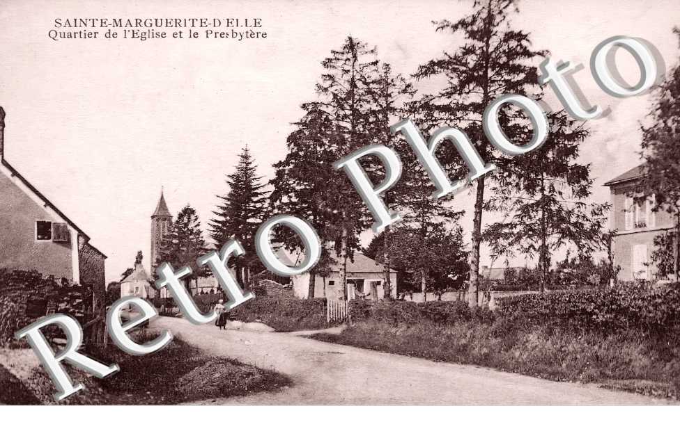 quartier de l'église et le presbytère