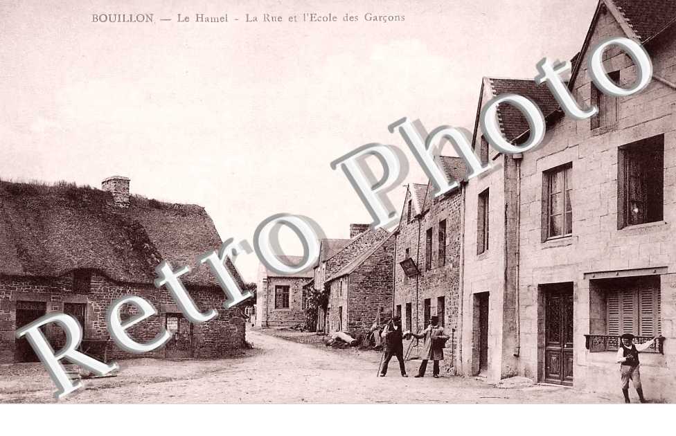 Le Hamel. La rue et l'école des garçons