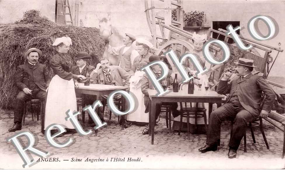 Scène angevine à l'Hôtel Houdé