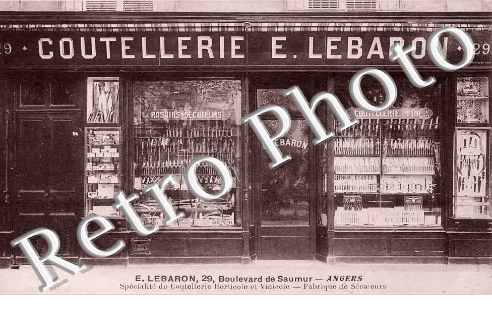 Coutellerie E. Lebaron 29 boulevard de Saumur