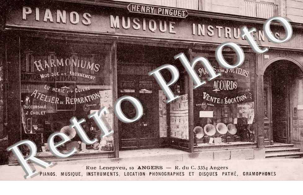 Henry Pinguet Pianos Musique Instruments  10 rue Lenepveu