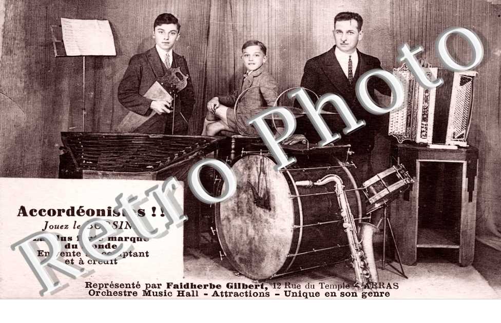 Faidherbe Gilbert 12 rue du Temple Orchestre Music Hall