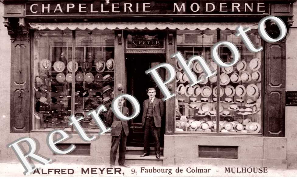Alfred Meyer 9 faubourg de Colmar. Chapellerie Moderne