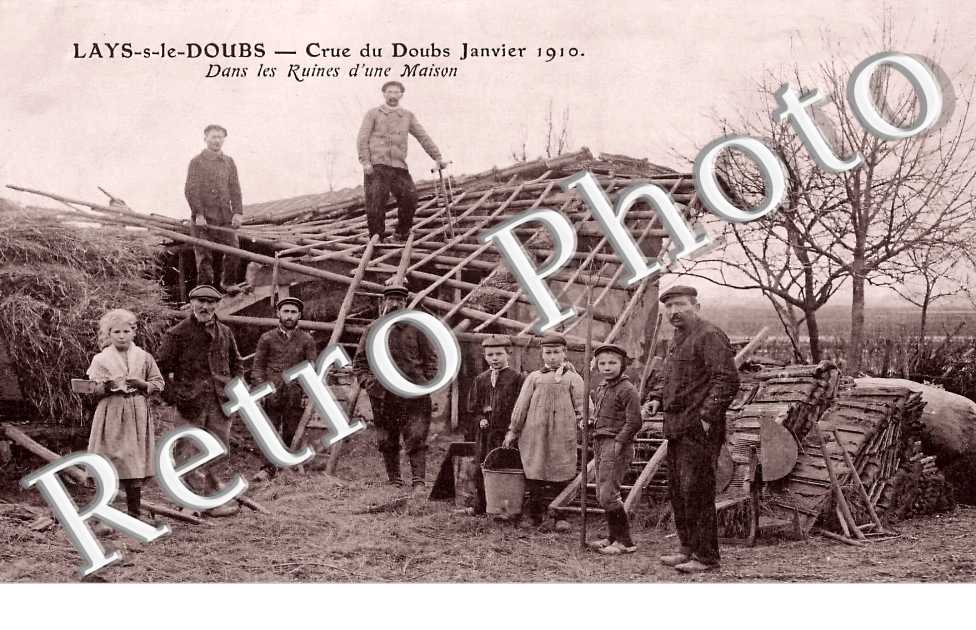 crue du Doubs janvier 1910