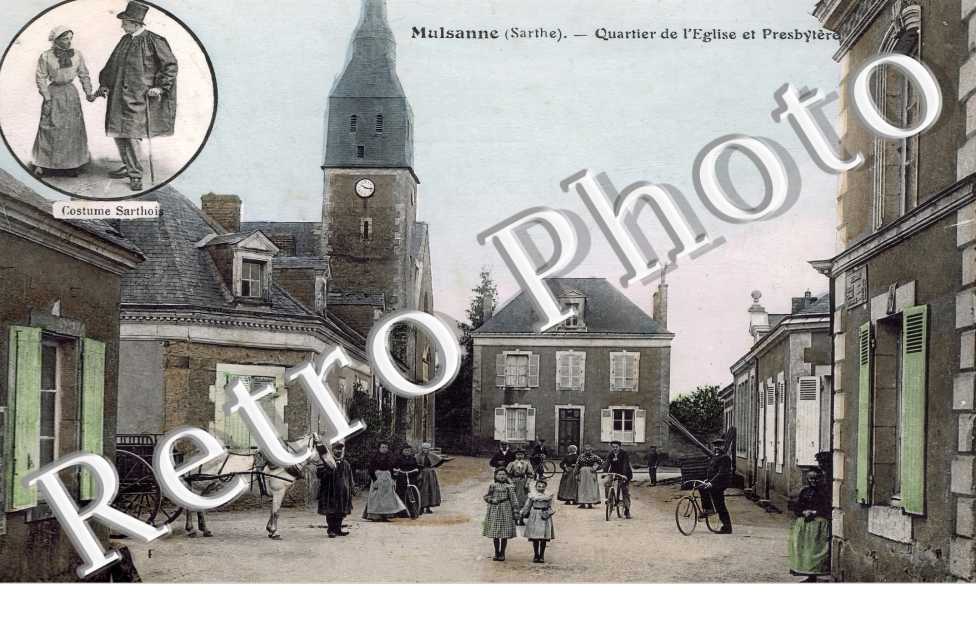 quartier de l'église et Presbytère