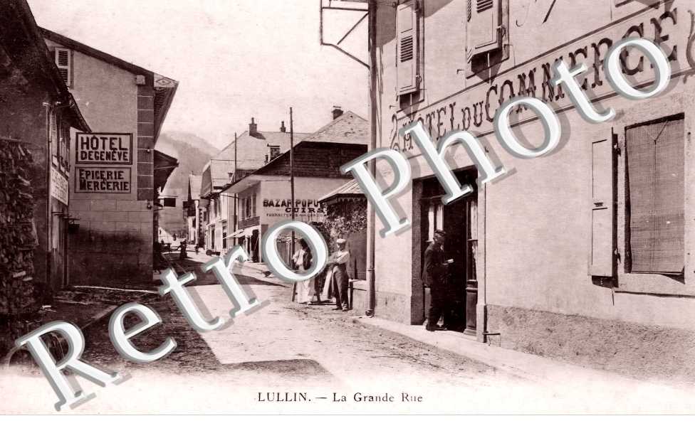 la grande rue. Hôtel du Commerce. Hôtel de Genève