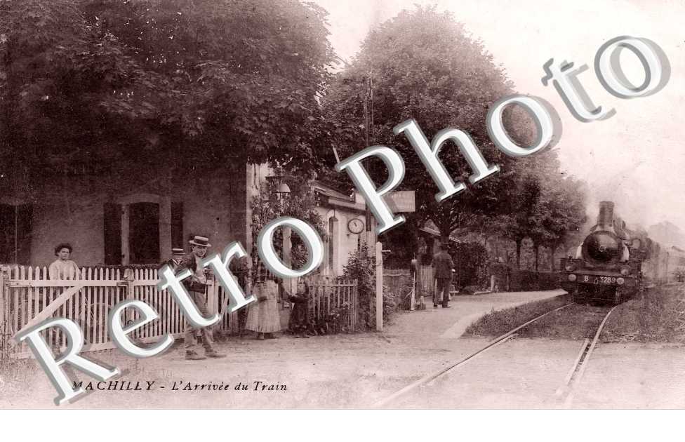 l'arrivée du train
