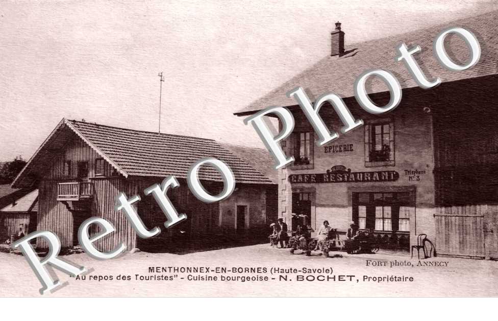 " Au Repos des Touristes " Café Restaurant N. Bochet propriétaire