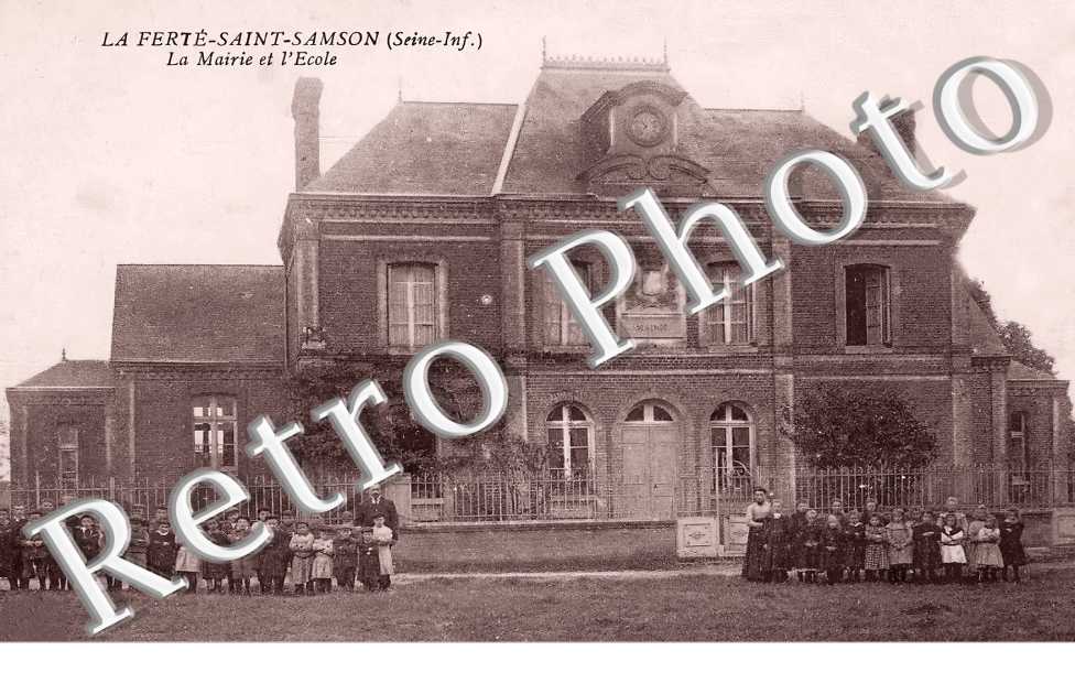 la mairie et l'école
