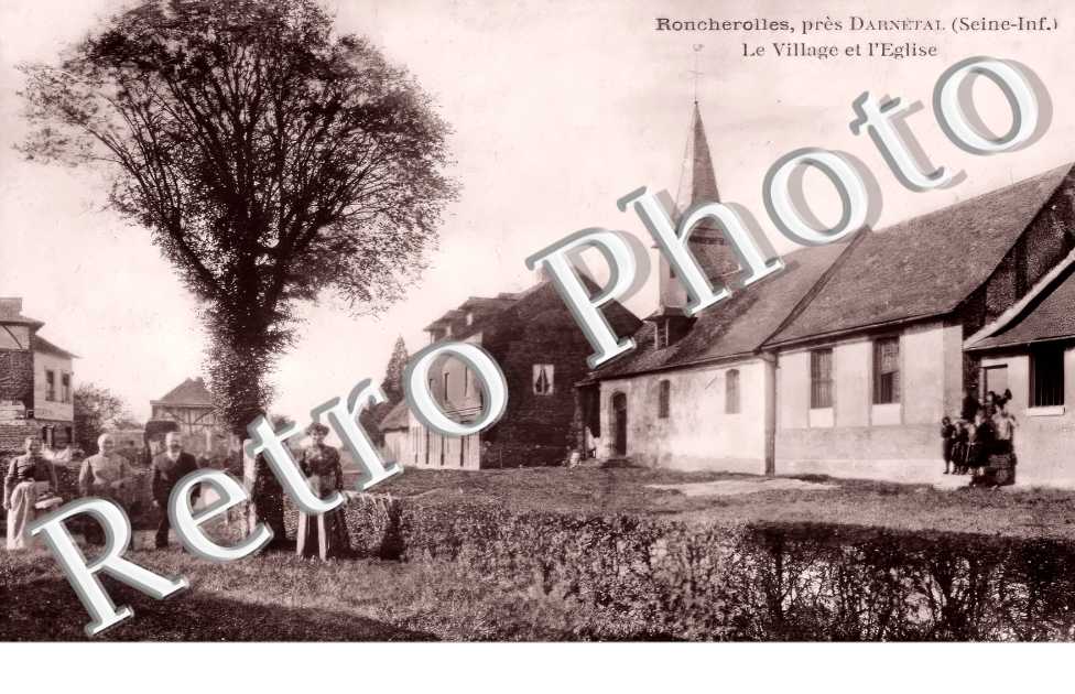 le village et l'église