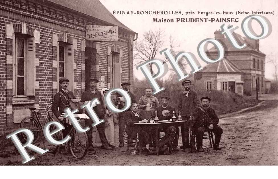 Epinay-Roncherolles. Maison Prudent-Painsec. Café Epicerie.