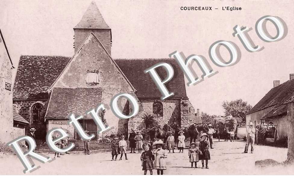 COURCEAUX. L'église