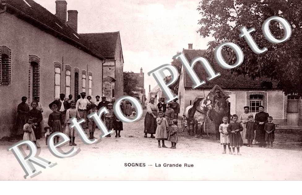 SOGNES. La grande rue