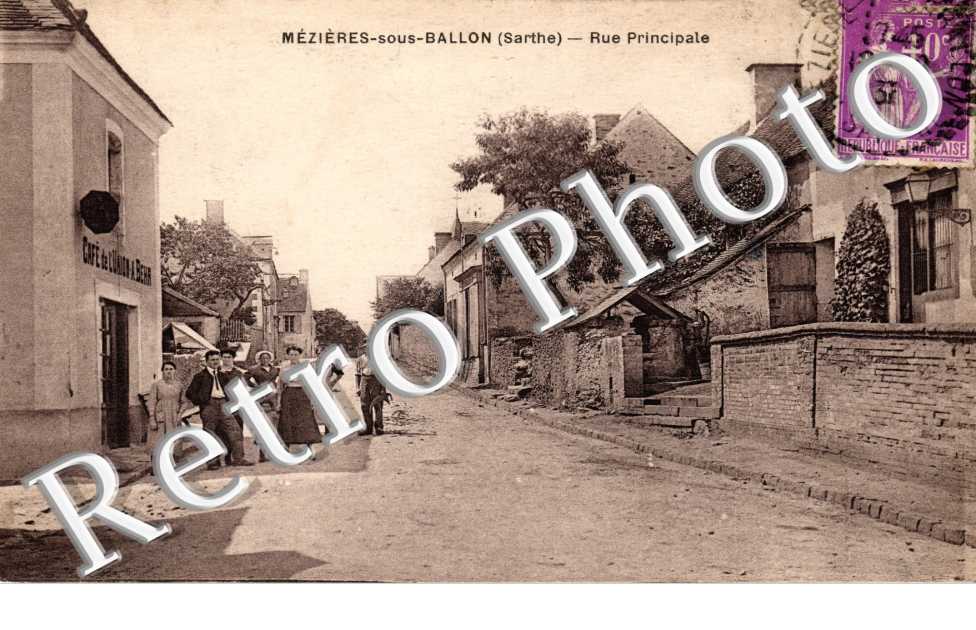 rue principale en 1937